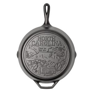 American Road Trip: 12 Inch Seasoned Cast Iron Skillet. North Carolina